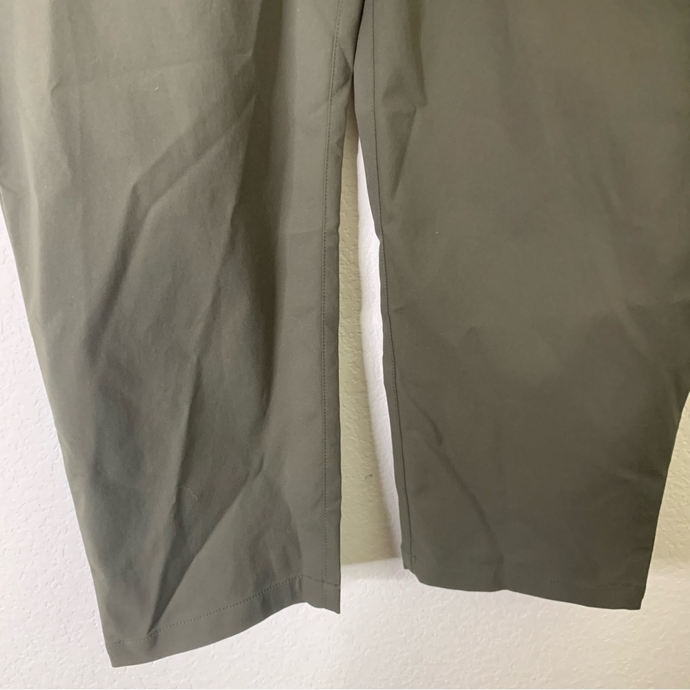 The north face womens taupe green city standard ankle pants 14 NWT - Picture 2 of 12